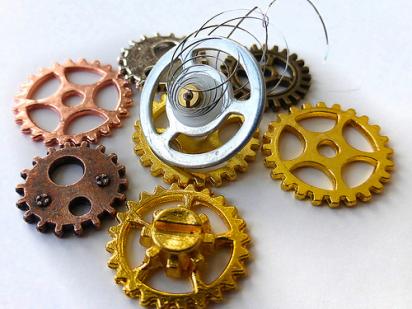 Gears and a Coil