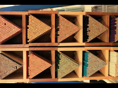 stacked pencils