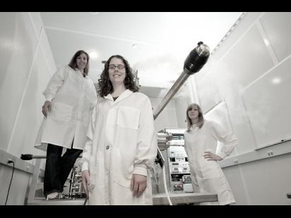 women in lab coats