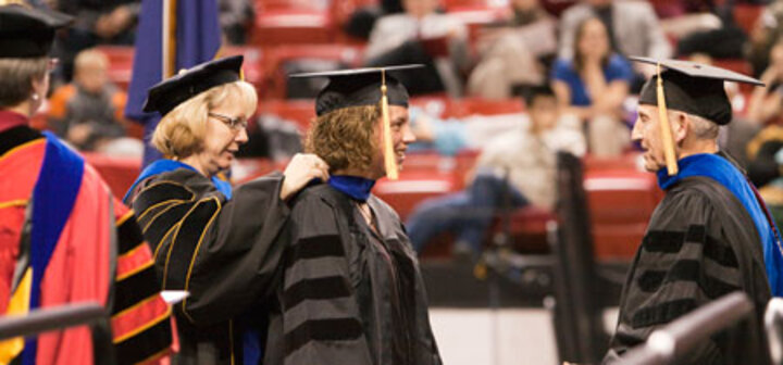 commencement hooding
